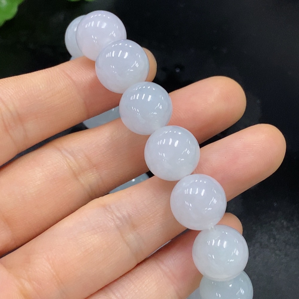 F27172040 Jadeite Bracelet Size 12.2mm Approx. Total Weight About 51.73g