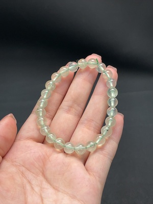 C16708106 Prehnite Bead Strand approx.13.99g 7.3mm