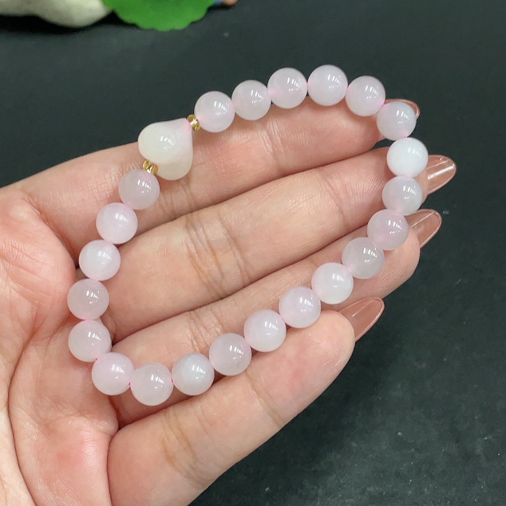 H34005694 Hetian Jade Bracelet Approx. 7.5mm Total Weight Approx. 18g