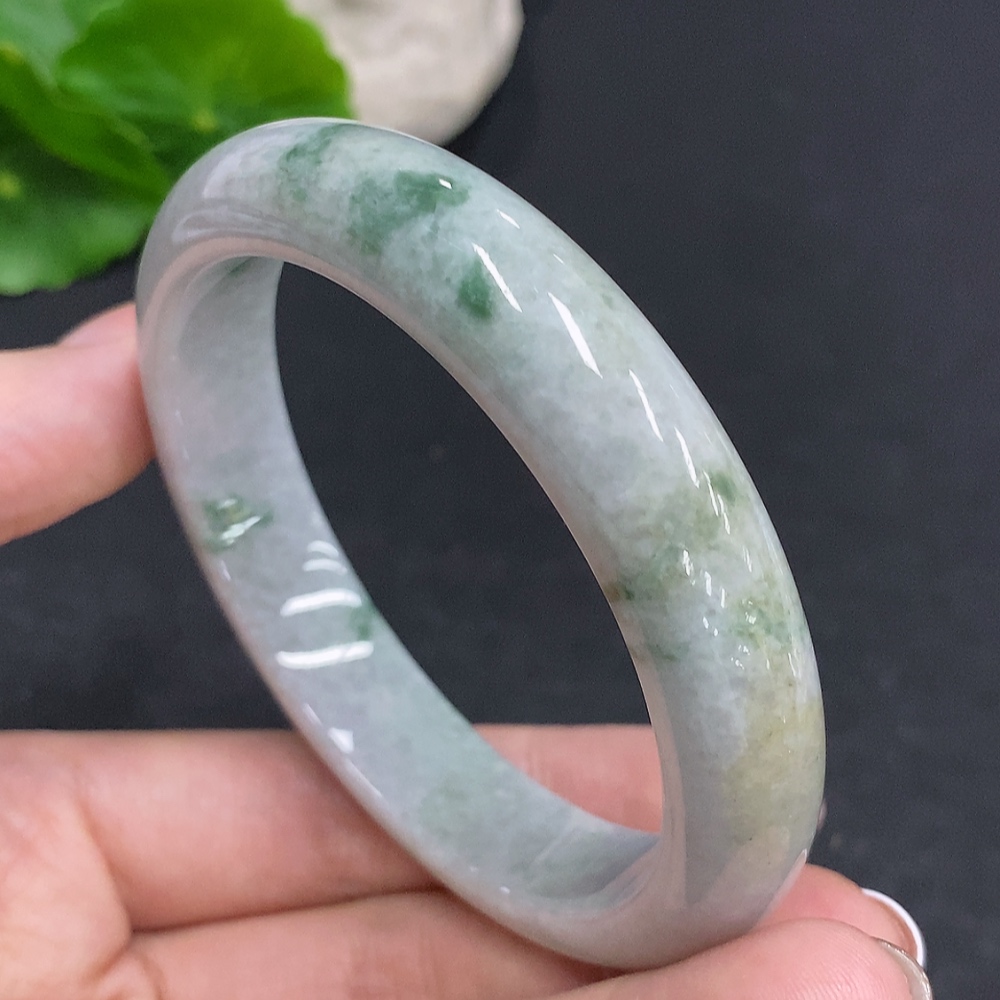 F33933733 Jadeite Round Bangle Size 57.8 Total Weight Approx.56g