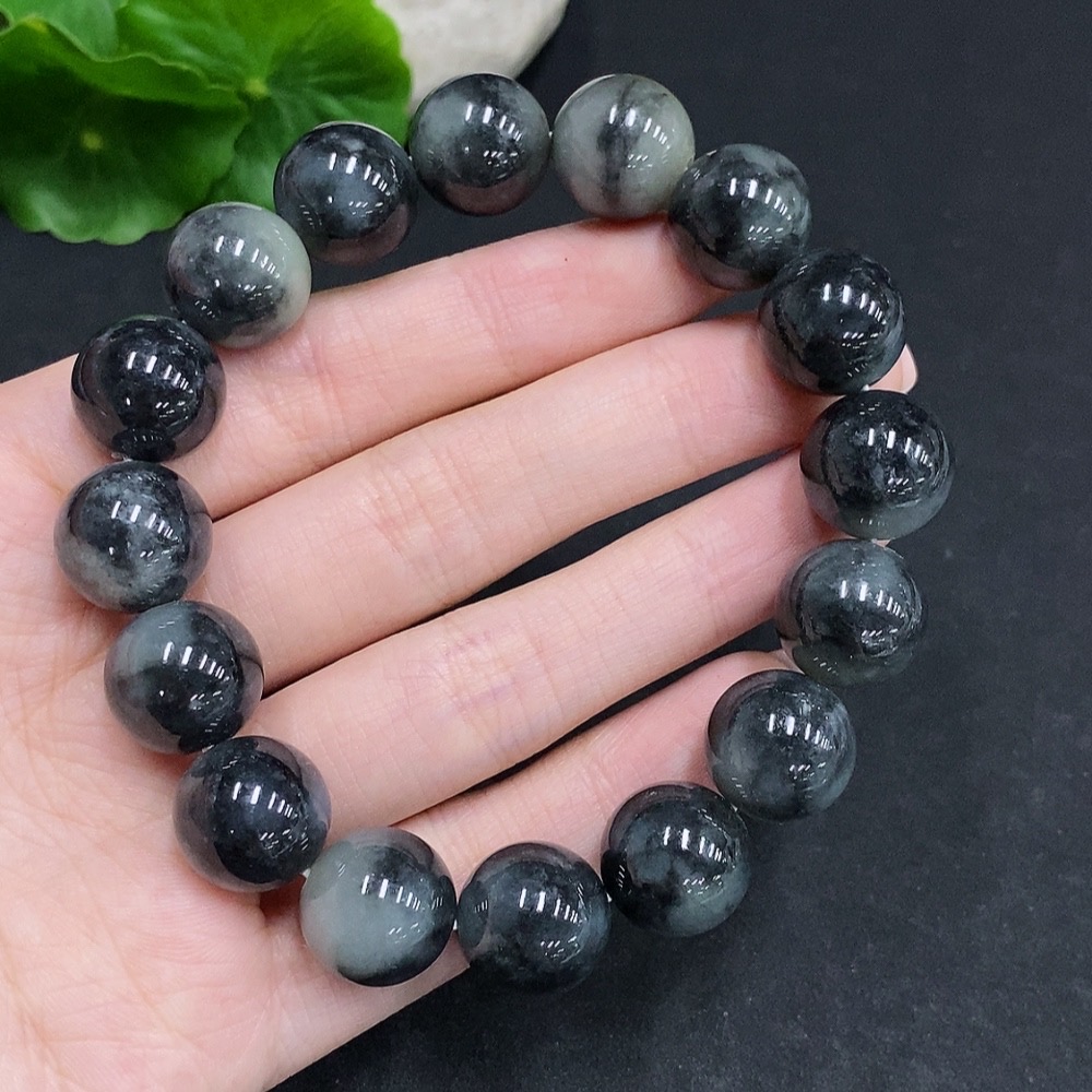 F34060117 Jadeite Bracelet Total Weight Approx.75.1g Size 13.7mm