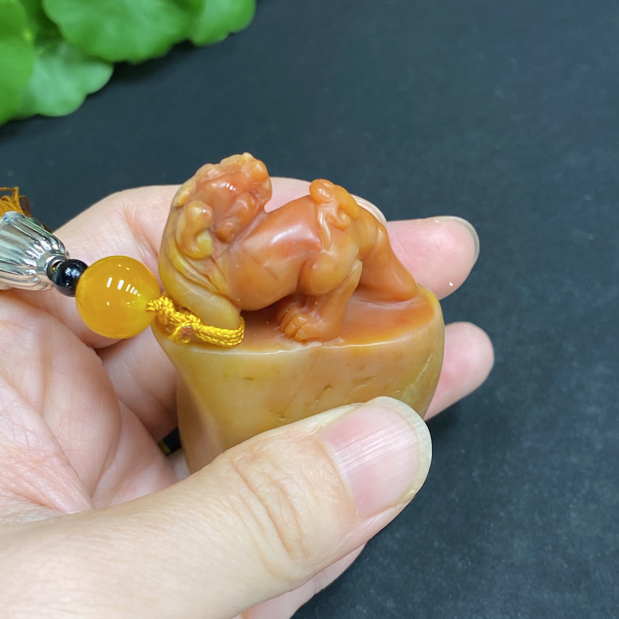 H34036357 Lao Stone Auspicious Beast Seal