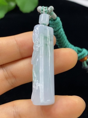 F34025696 Jadeite pendant with cord total weight about 18.5g