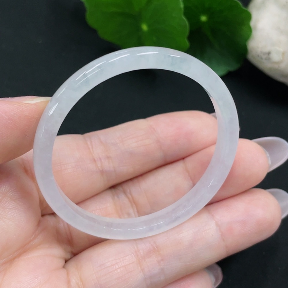 F31675971 Jadeite Round Bangle Size 43.5 Total Weight Approx. 9.7g