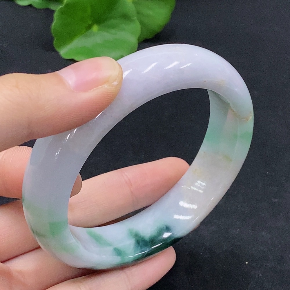 F32695883 Jadeite round bracelet, loop size 58.4, total weight approx. 80.72g