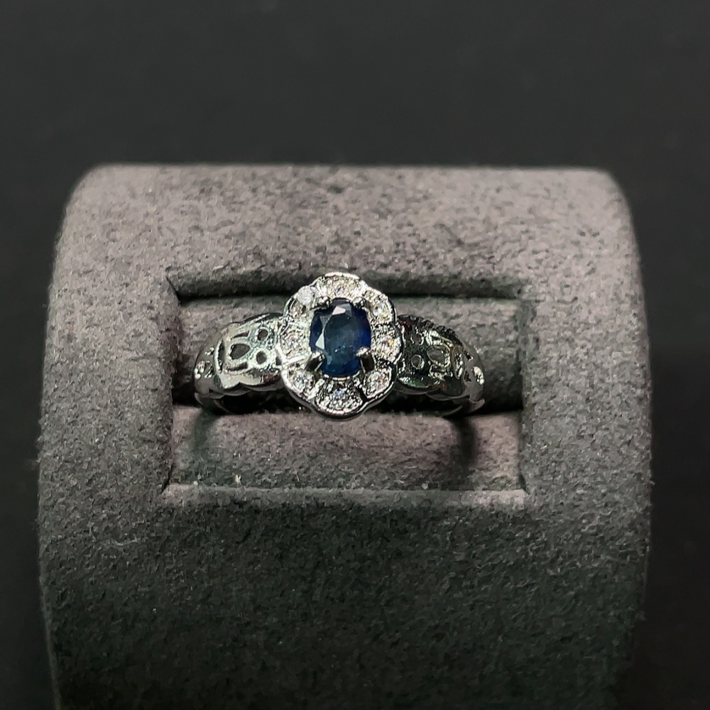 C23576007 Sapphire Ring Total Weight Approx.1.77g Non-Gold Setting