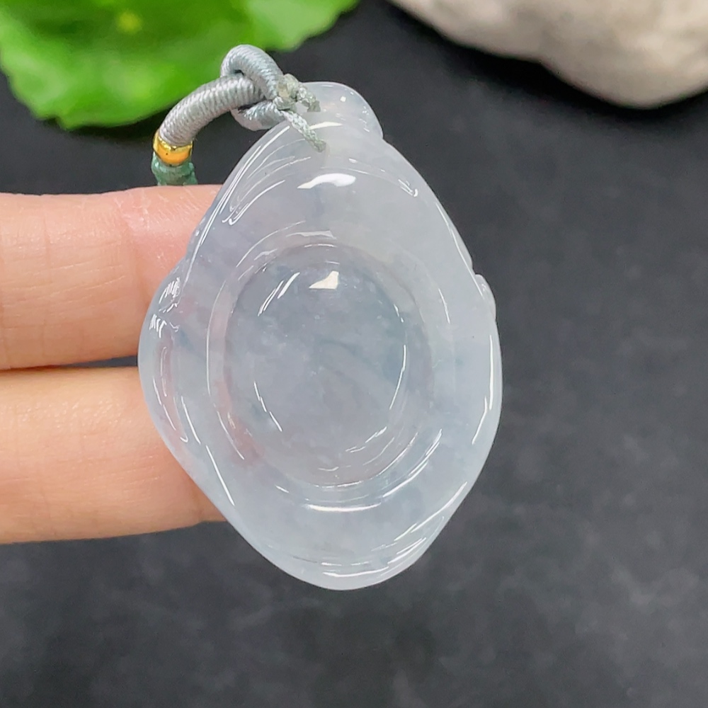 F31673560 Jadeite Pendant with Cord Total Weight Approx. 19.16g