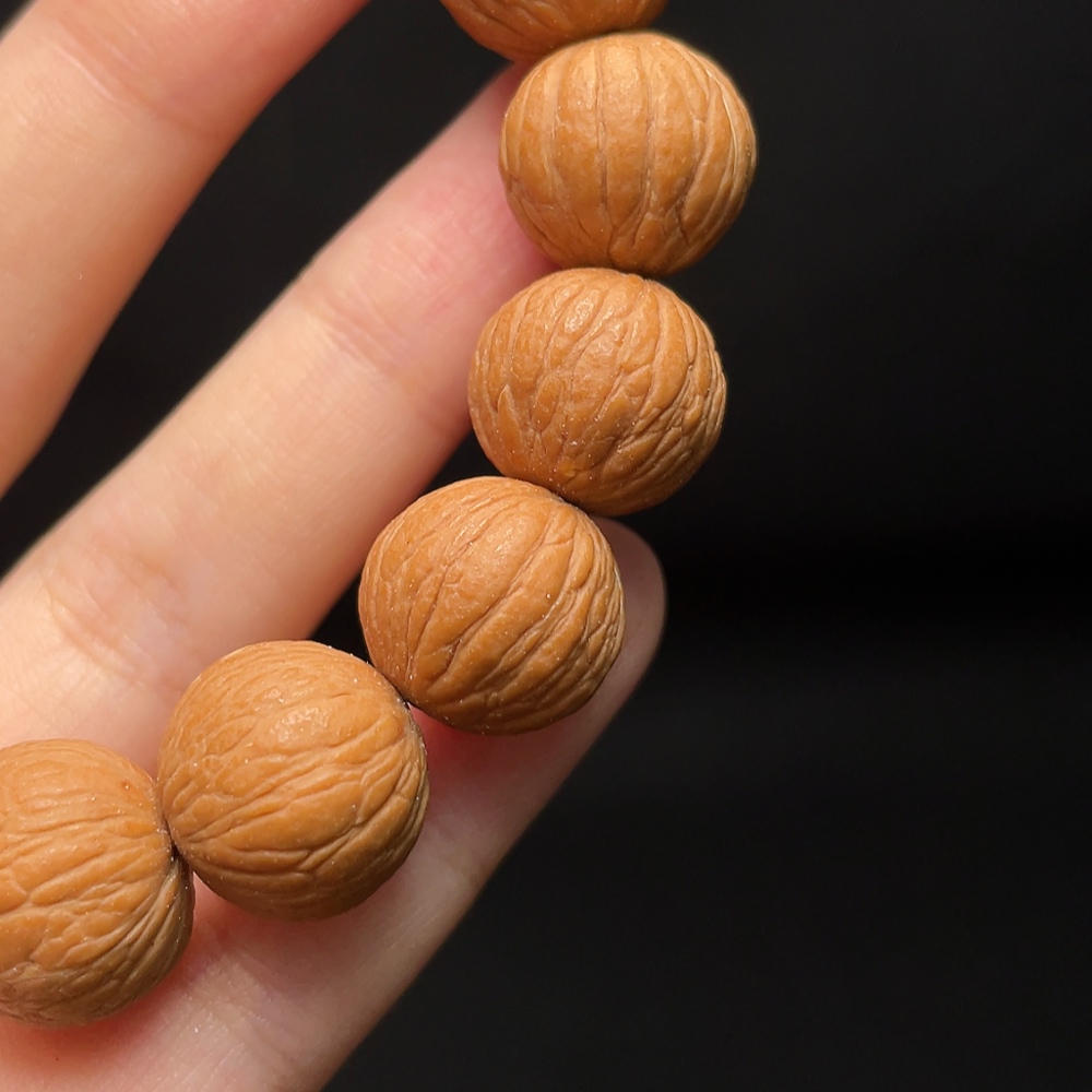 W33937057 Monkey Head Bead Bracelet, Total Weight Approx. 27.95g, Size About 14.5mm