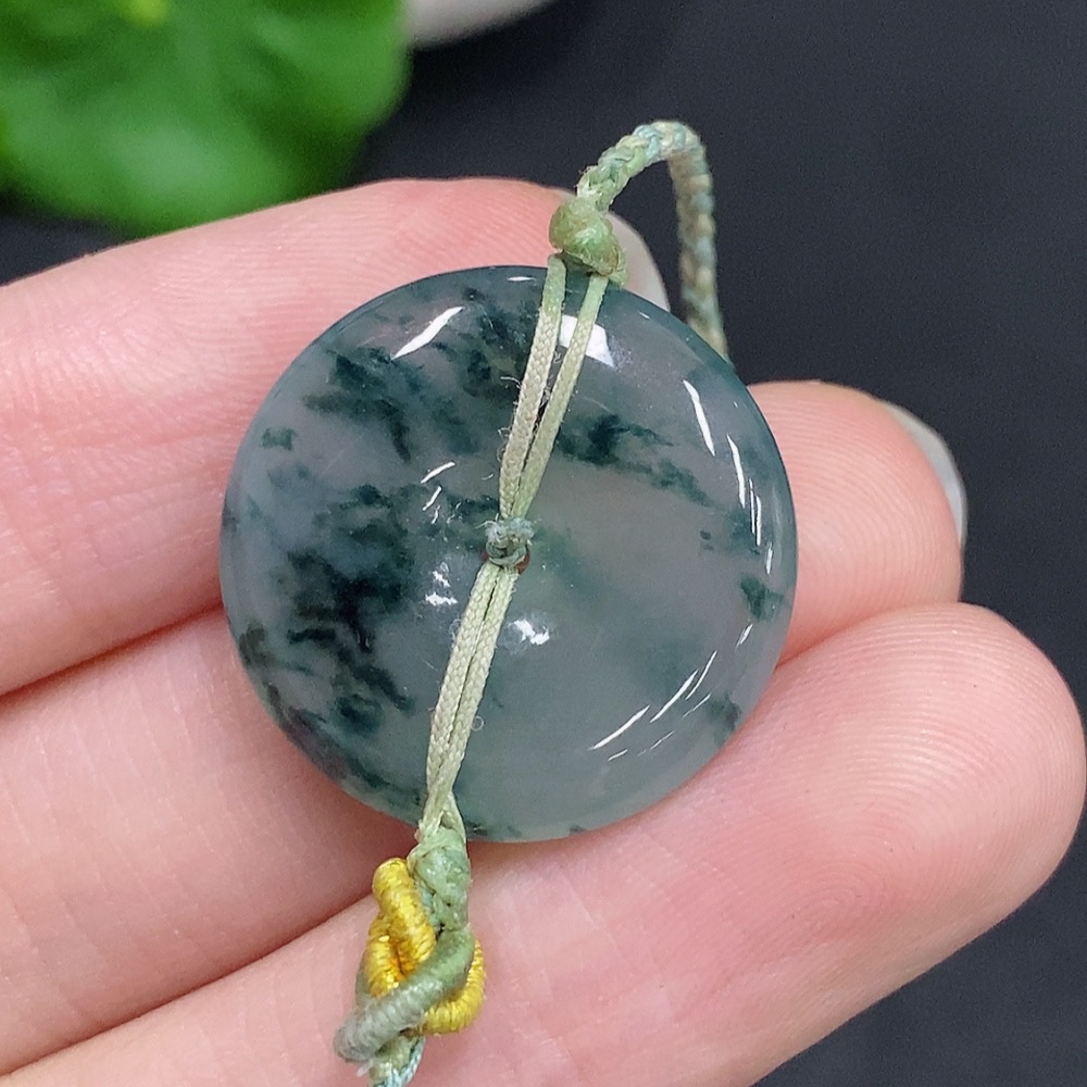 F33941841 Jadeite Safety Buckle Bracelet, Total Weight Approx. 5.2g