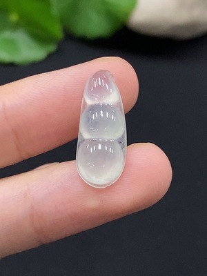 F35082300 Jadeite Dou Embellished Piece, Total Weight Approx. 1.5g