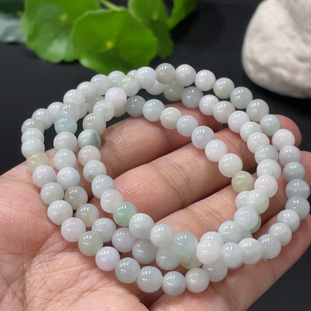 F31631580 Jadeite Bead Bracelet Approx. 5.9mm
