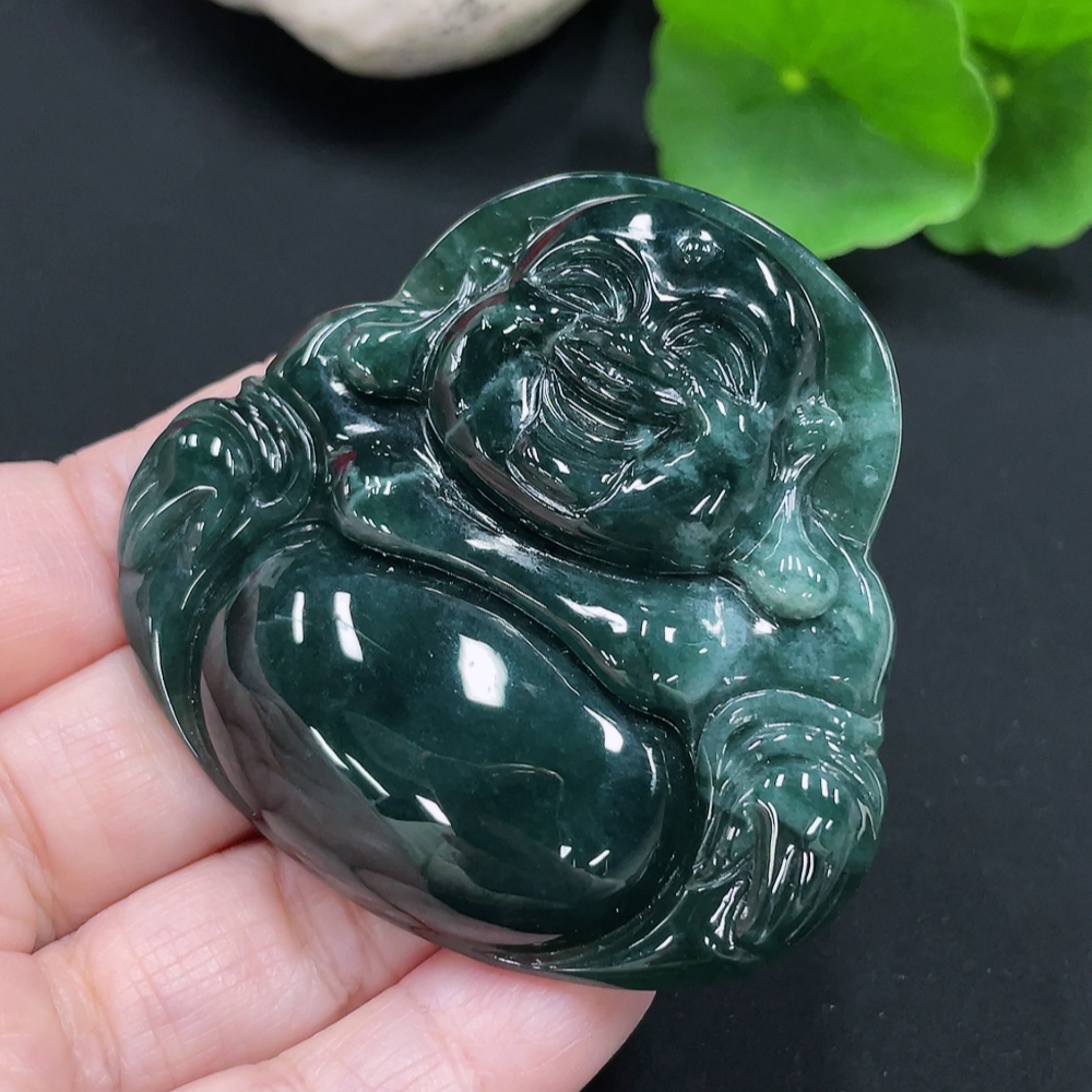 F24737977 Jadeite Pendant Buddha, Approx. Total Weight 43.42g