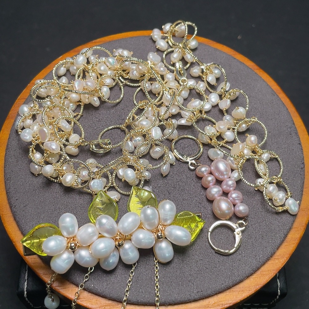 C34988394 Pearl Jewelry Non-Gold Total Weight Approx. 47.8g Sell as a Lot