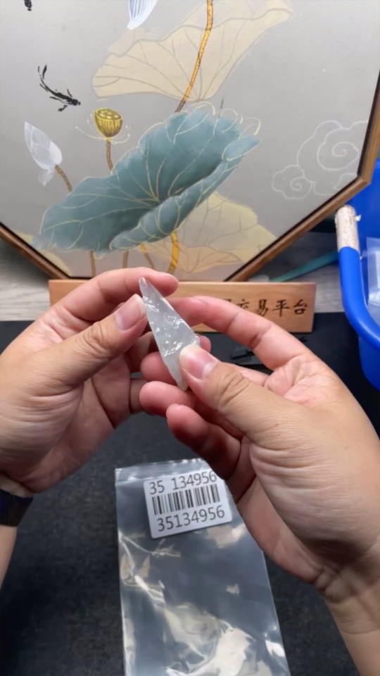 F35134956 Jadeite free-form pendant Total weight approximately 13.99g