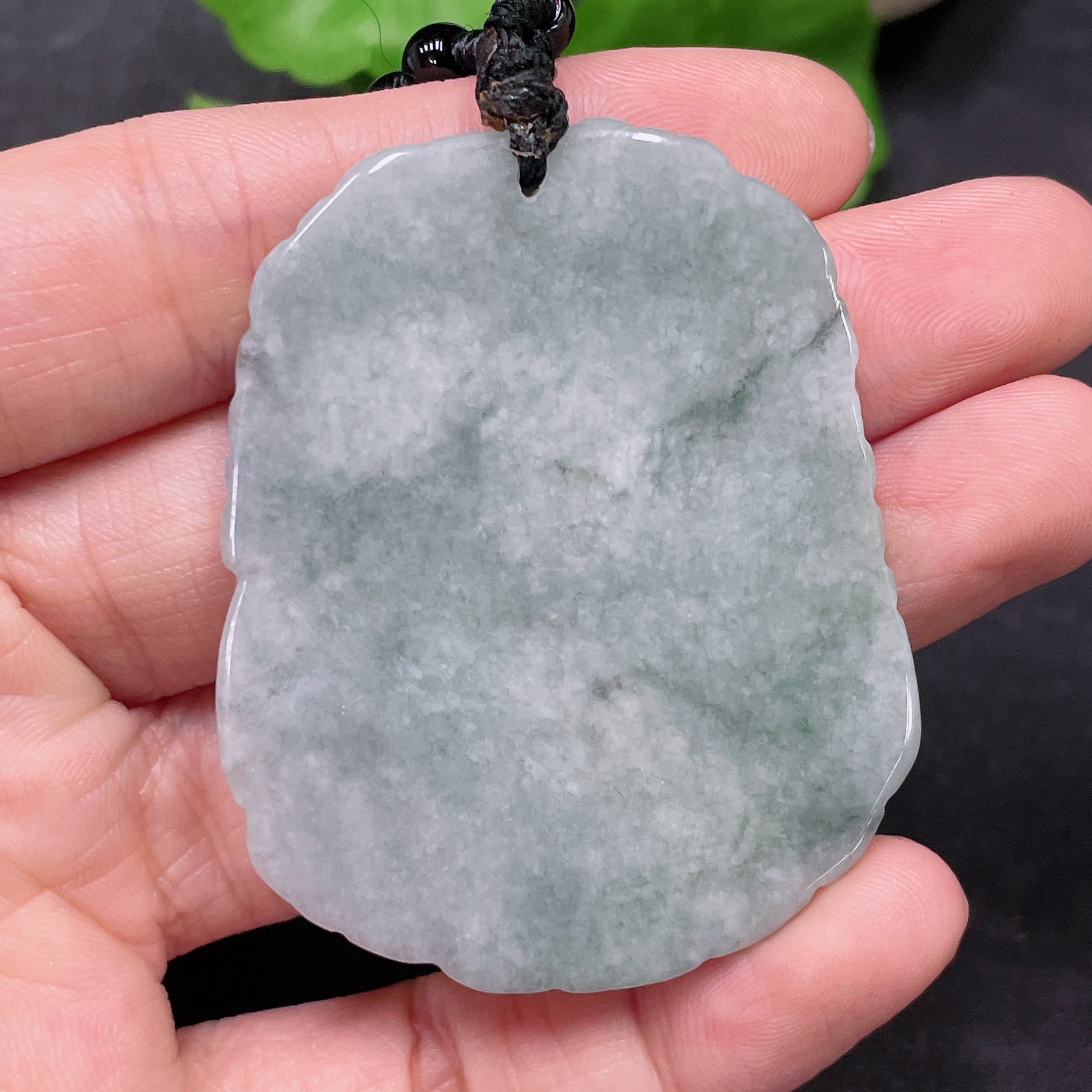 F32748079 Jadeite Auspicious Fish Pendant