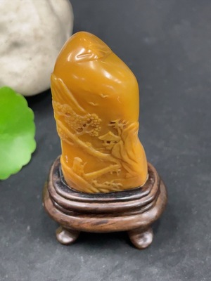 H30537945 Northern Laos Field Ornament - Landscape, Total Weight Approx. 48.2g