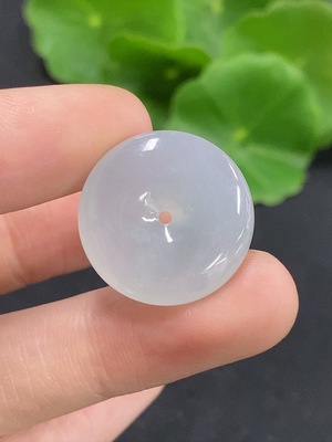 F46599668 翡翠平安扣挂件 货品总重约5g