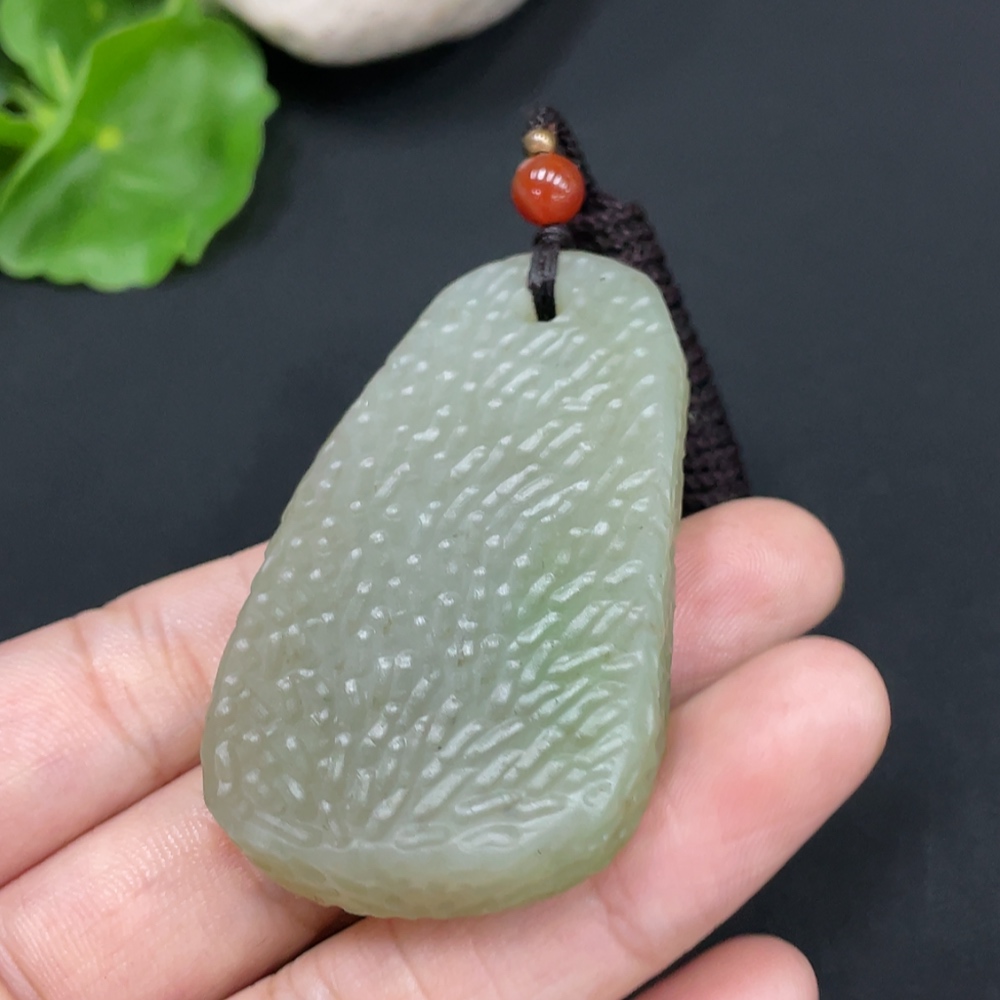 H29413664 Hetian Jade Pendant Plain Pendant