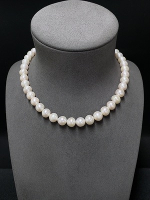 C34007301 Pearl Beaded Necklace Non-Gold Total Weight Approx. 54.52g Size 9.5-10.1mm