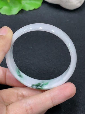 F31611561 Jadeite Round Bracelet, Total Weight Approx. 20.62g, Size 47.6, Containing Other Mineral Components