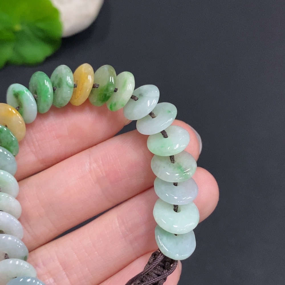 F35159500 Jadeite Hand Rope Total Weight Approx.13g