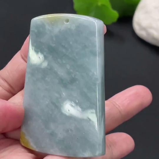F32738914 Jadeite Plain Pendant, Total Weight Approx. 37.3g