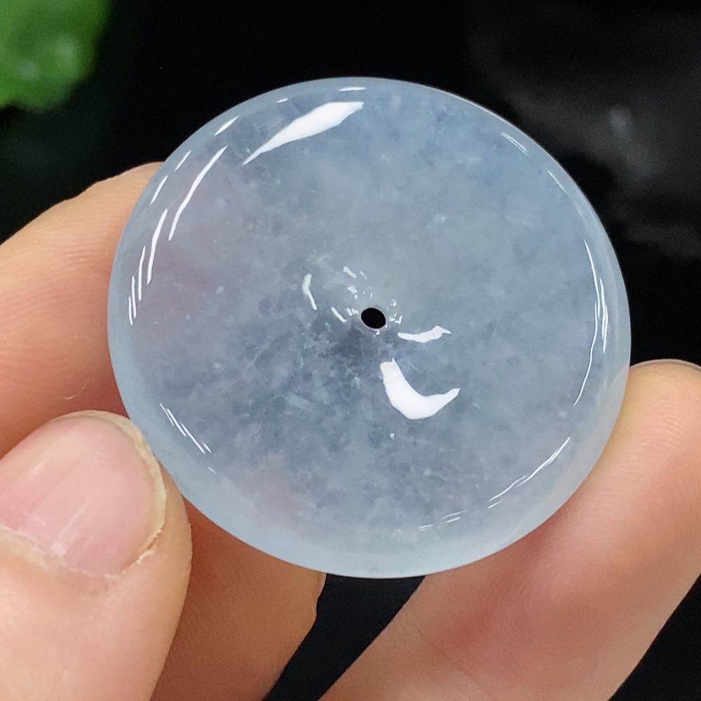 F28267697 Jadeite Safety Buckle Pendant Total Weight Approx. 13.59g