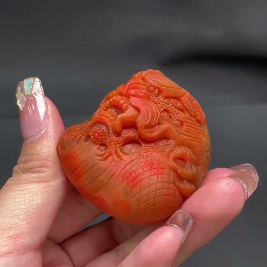 C14537414 South Red Agate Pendant Approx. 112.05g