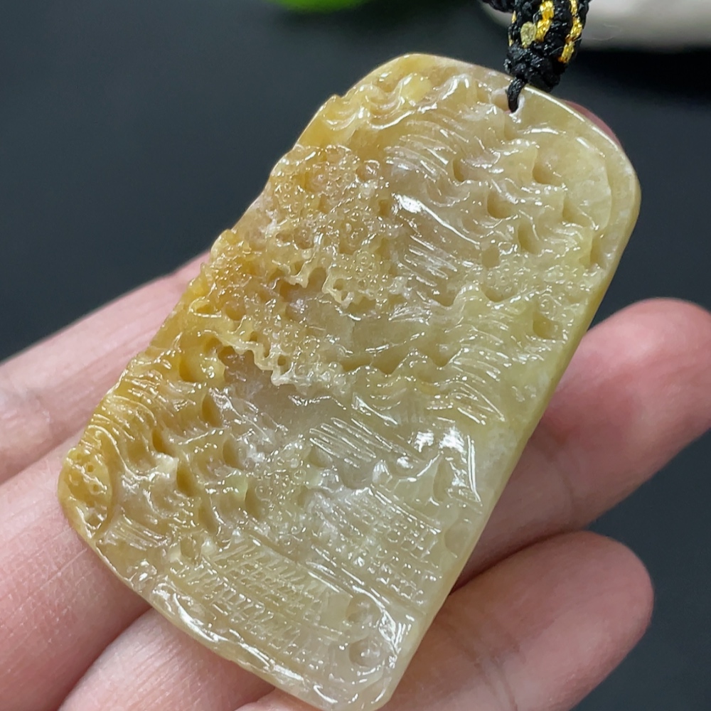 F32769781 JadeiteLandscape Pendant