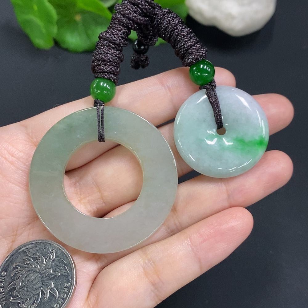 F34069848 Jadeite Pendant Sell as a Lot (Beads Non-A)