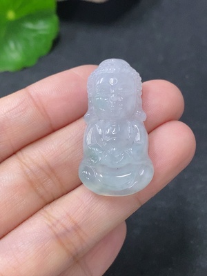F33886939 Jadeite Pendant Baby Buddha