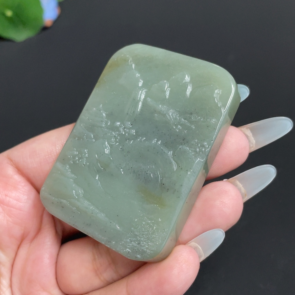 H31632829 Hetian Jade Pendant Landscape Total Weight Approx. 78.3g