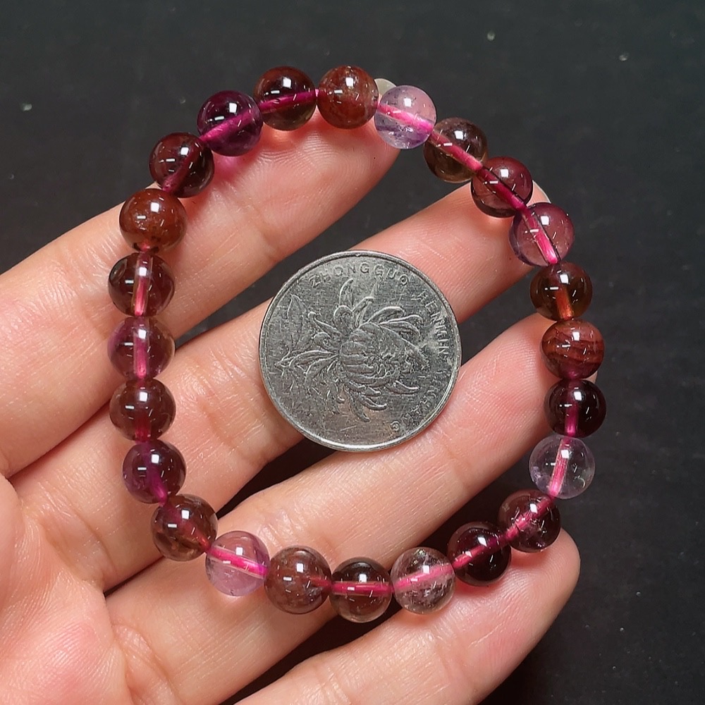 C33854887 Crystal Bracelet Total Weight Approx. 14.59g Size About 7.6mm