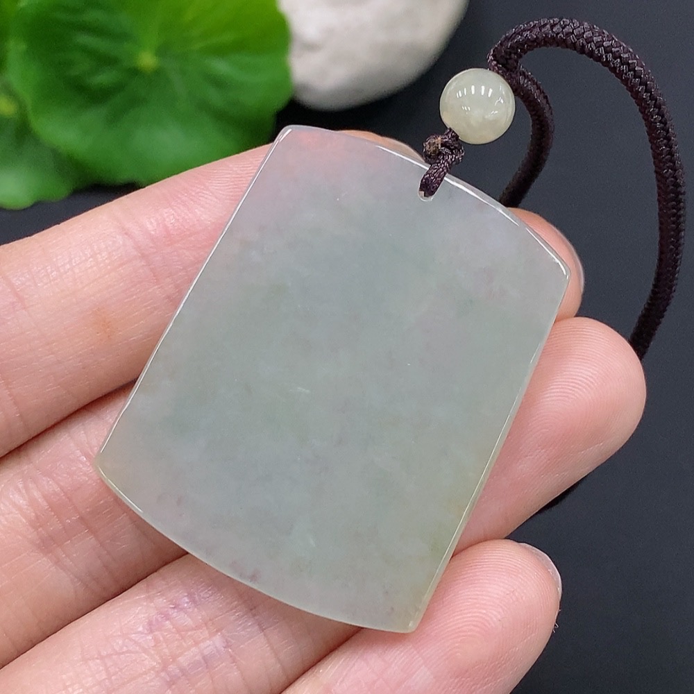 F28270729 Jadeite Guanyin Pendant Total Weight Approx. 16.5g (including rope weight)