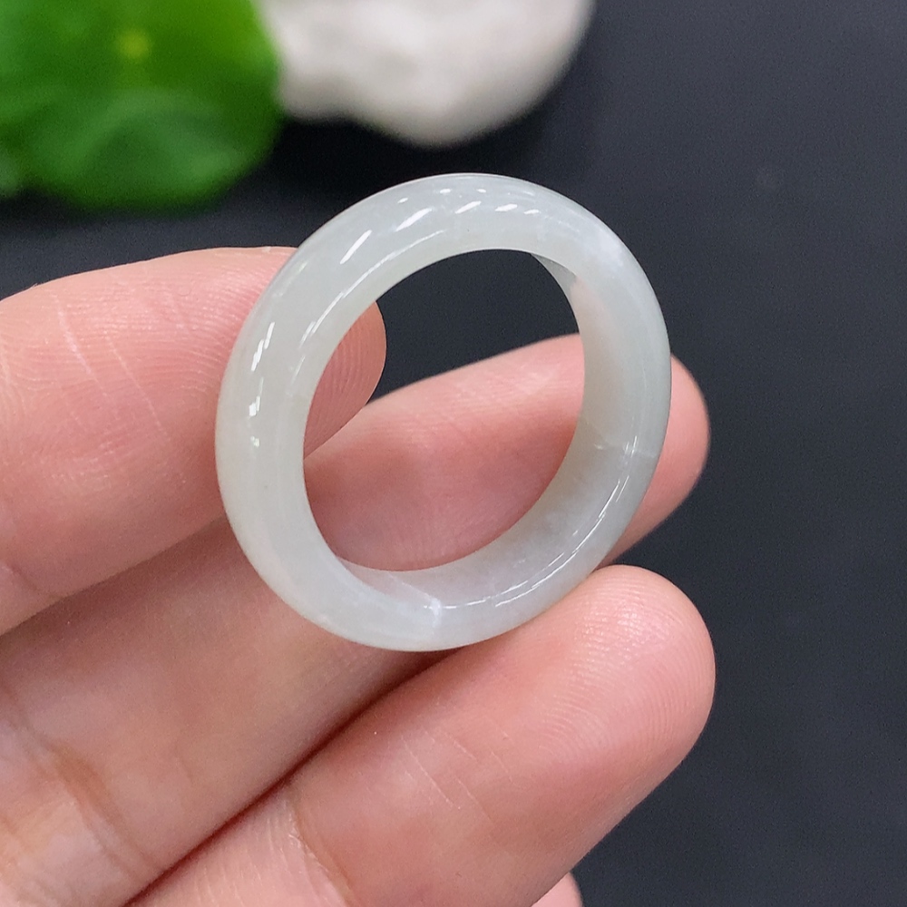 F34000563 Jadeite Ring Size 20 Total Weight Approx. 3.8g