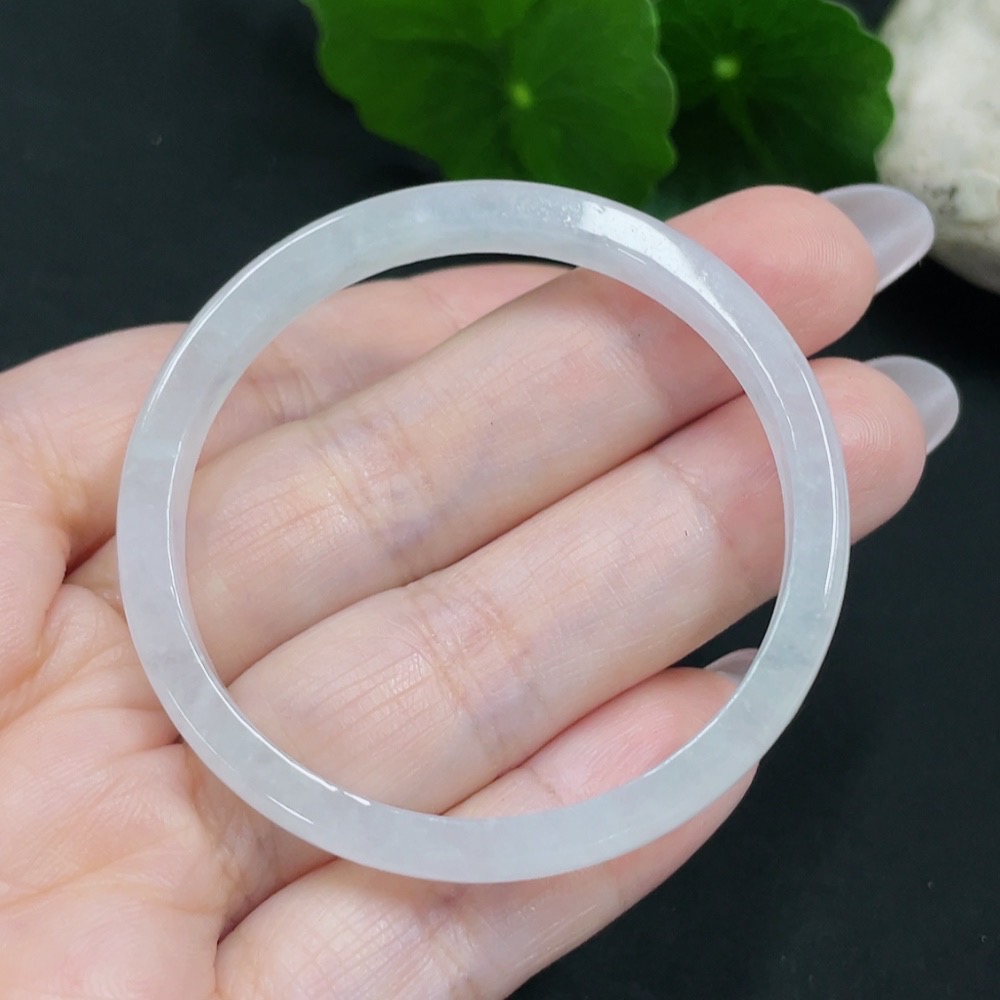 F31675971 Jadeite Round Bangle Size 43.5 Total Weight Approx. 9.7g