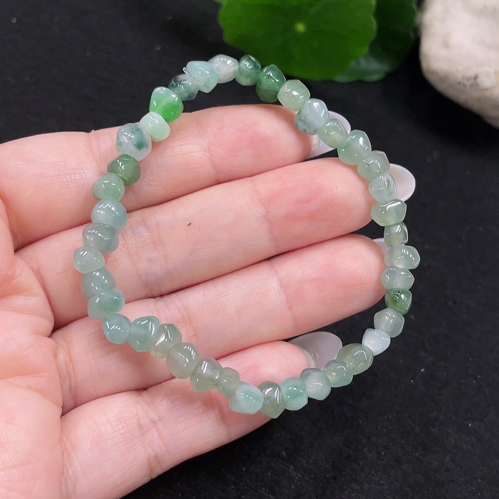 F33916518 Jadeite Bracelet Total Weight About 9.4g