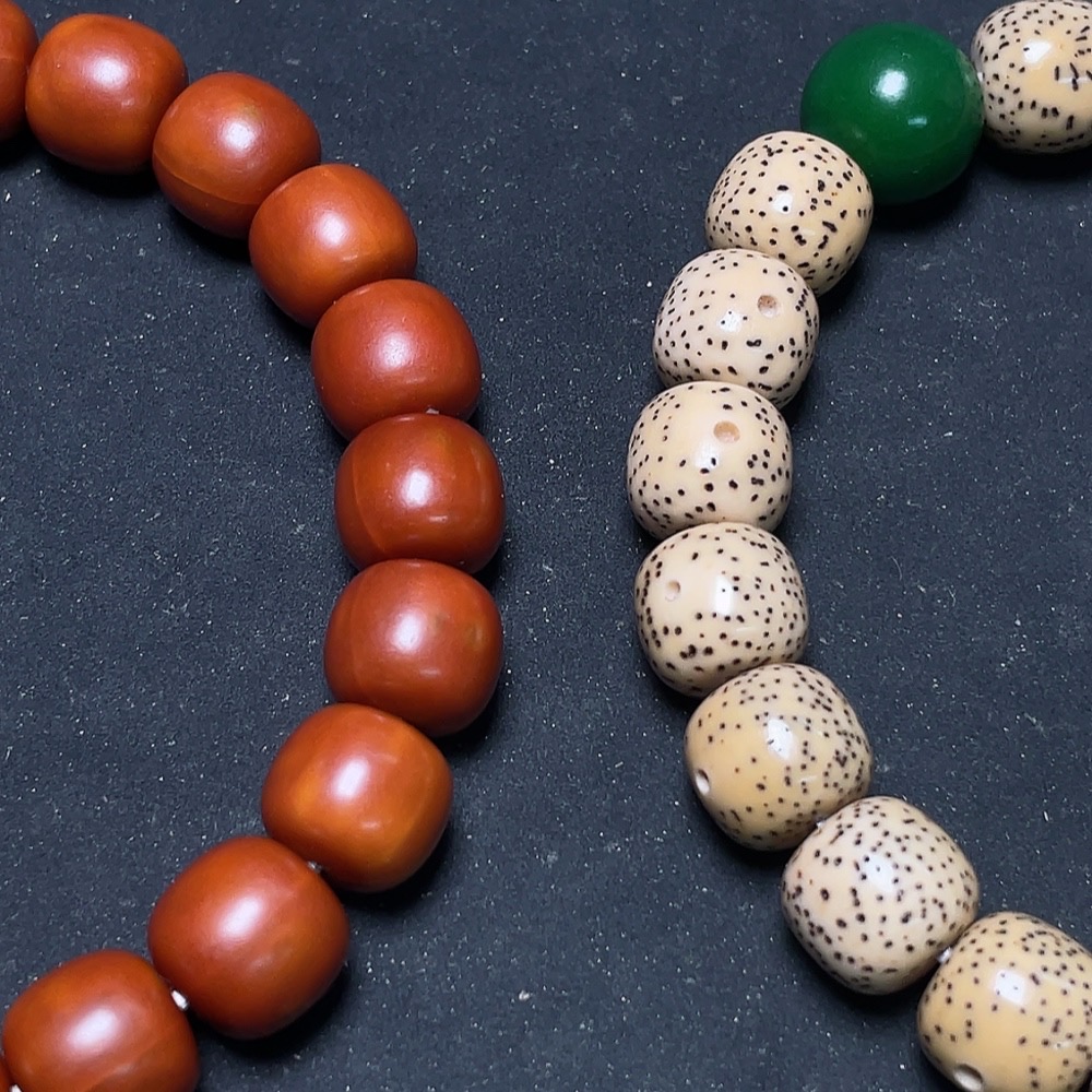 W36230605 Monkey Head Bracelet + Star and Moon Bodhi Bracelet Sell as a Lot