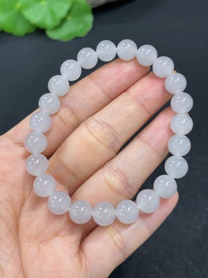 H40777627 和田玉手串   卡7.6mm左右     货品总重约16.4g