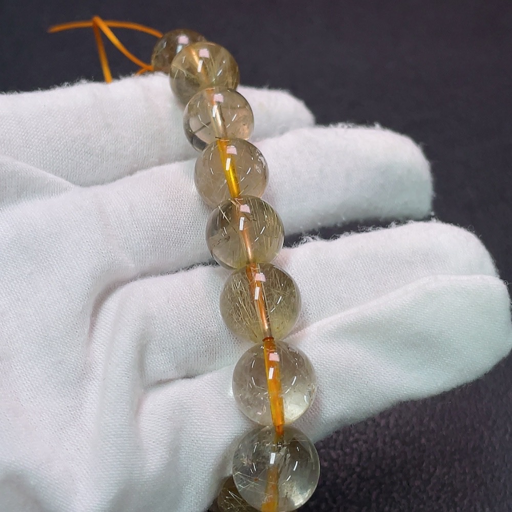 C34007946 Crystal Bracelet, Color Origin Undetermined, Total Weight Approx. 44.79g, Size About 12.2mm (Color)