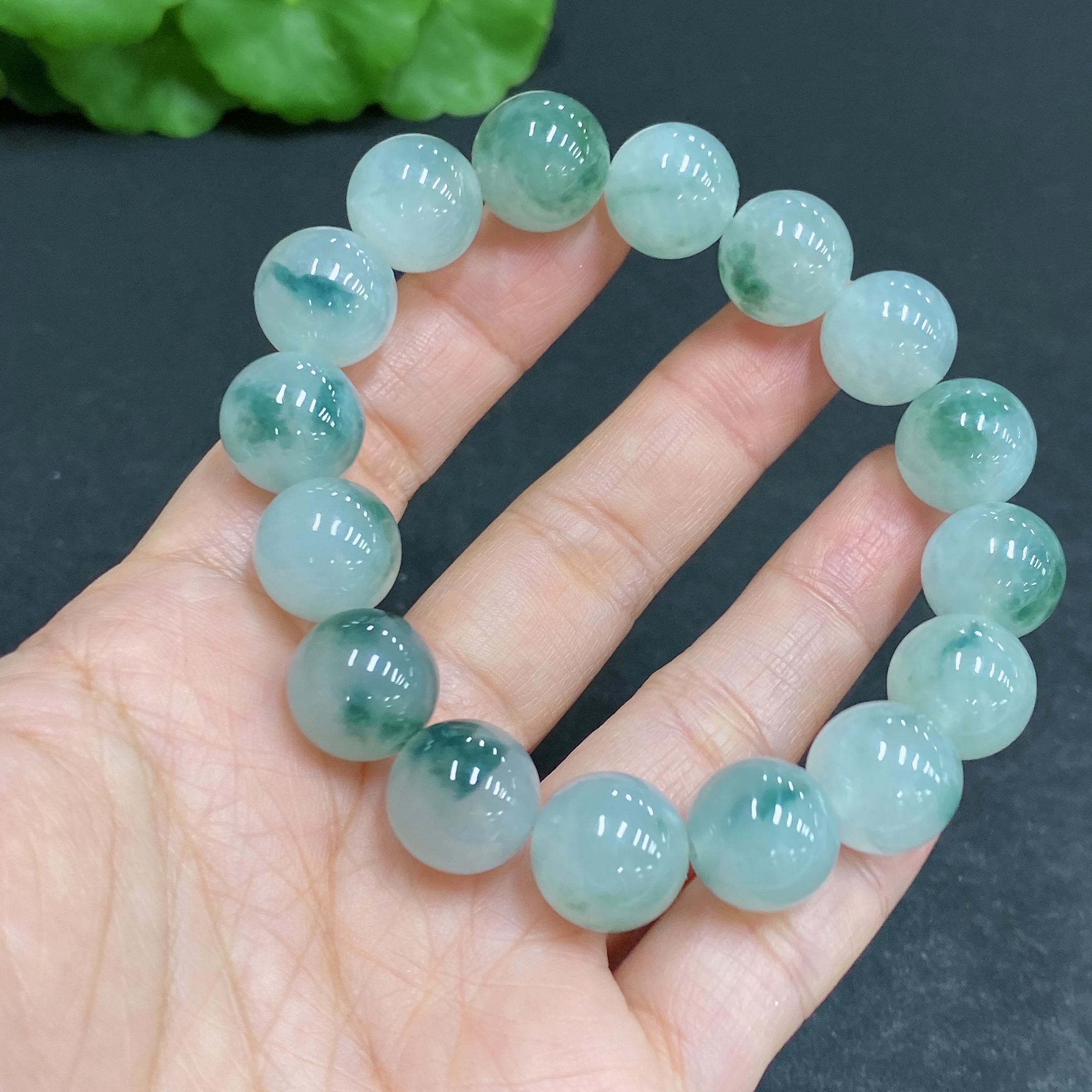 F33939200 Jadeite Bracelet Approx.12mm Total Weight Approx.54g