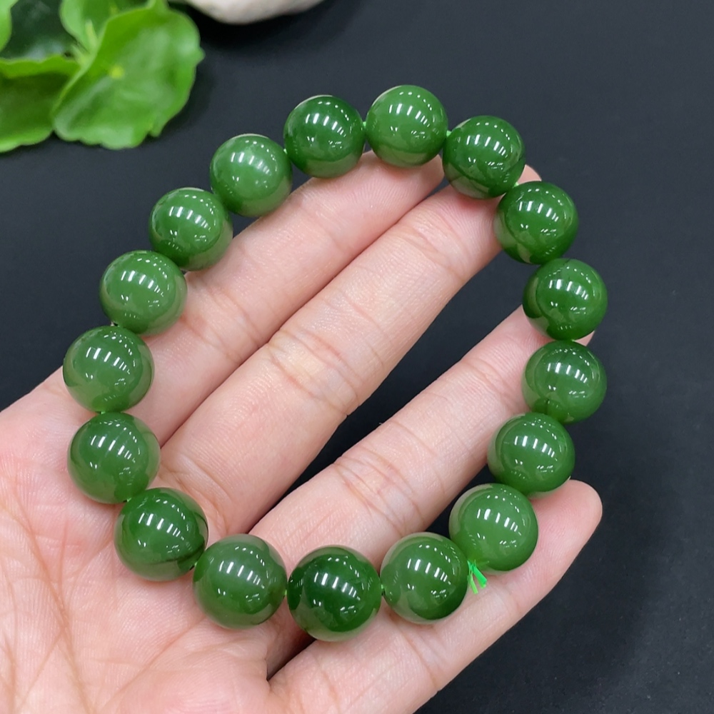 H29388077 Hetian Jade Bead Bracelet