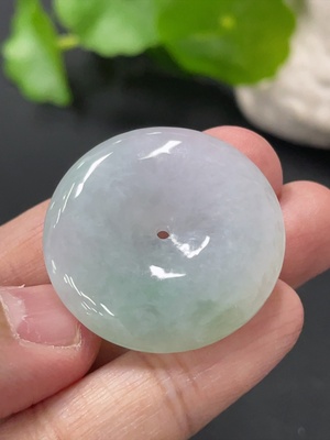 F35080420 Jadeite Safety Buckle Pendant Total Weight Approx. 10.9g