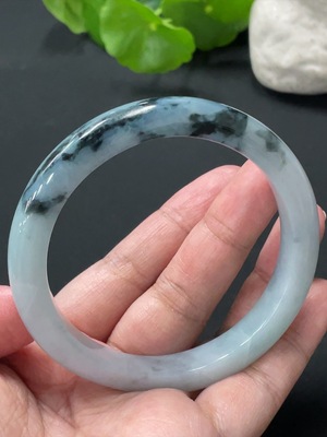 F33874817 Jadeite Circle Bracelet 58mm Diameter Total Weight Approx. 49.66g With Breakage