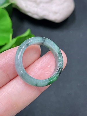 F33919961 Jadeite Ring Total Weight Approx. 3.5g With Other Mineral Components Size 17