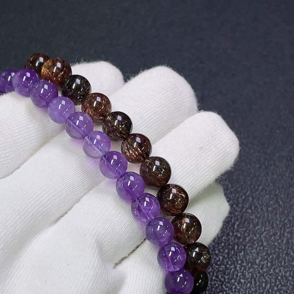 C29369085 Crystal Bracelet, Total Weight Approx. 30.15g, 2 Pieces per Lot