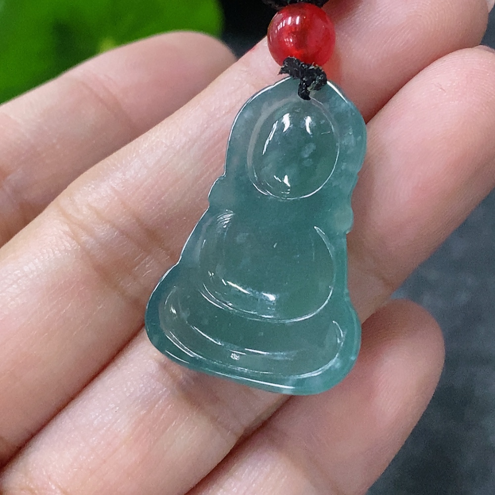 F34997973 Jadeite Pendant Baby Buddha