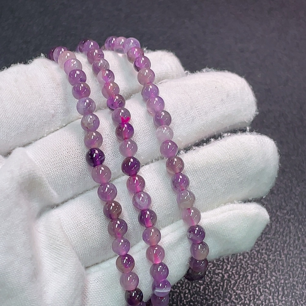 C33850812 Crystal Beaded Strand Total Weight Approx. 17.12g Size About 4.6mm