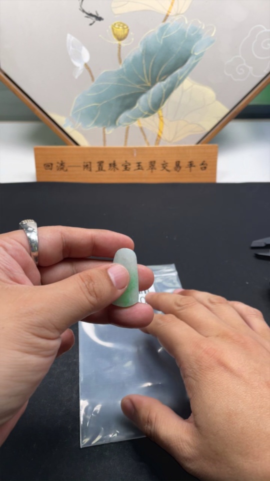 F31612505 Jadeite Plain Pendant Total Weight Approx. 4.32g