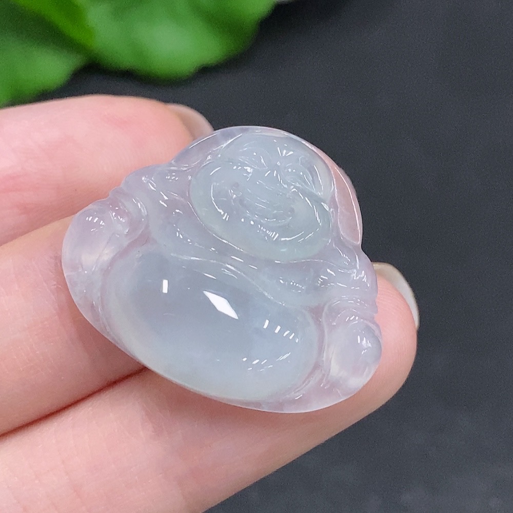 F34003088 Jadeite Buddha Pendant Total Weight Approx.5.5g